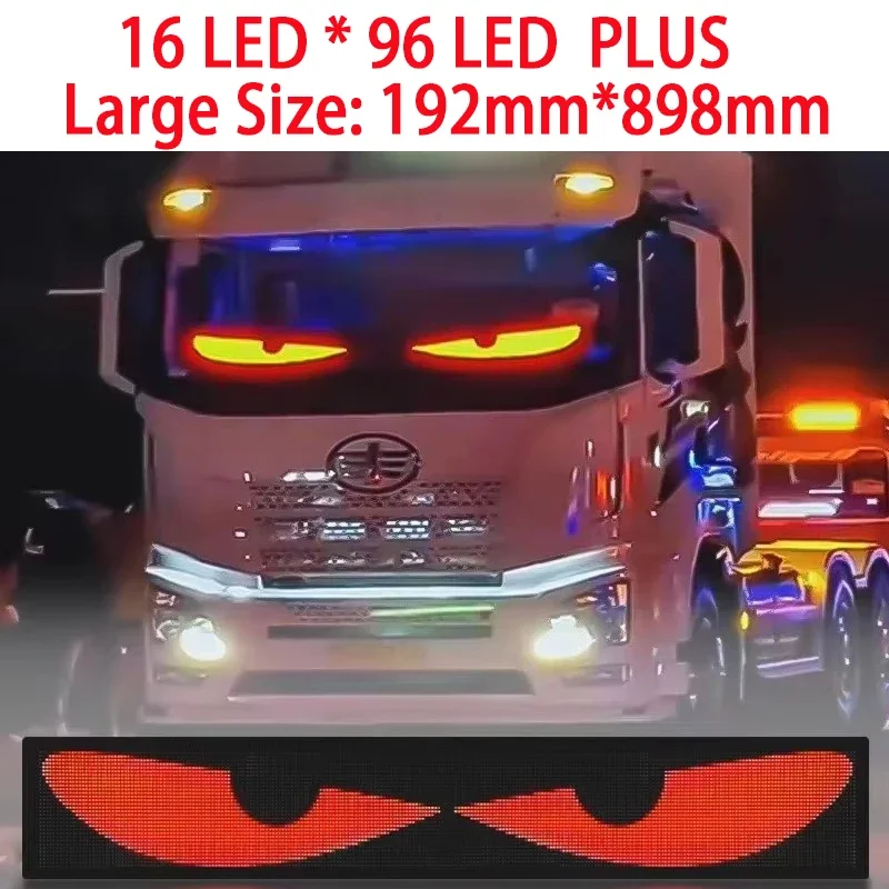 

Truck/Car Big Size Programmable Led Sign Matrix Pixel Panel Lamp Flexible Led Auto Animation Display Board Bluetooth App Control