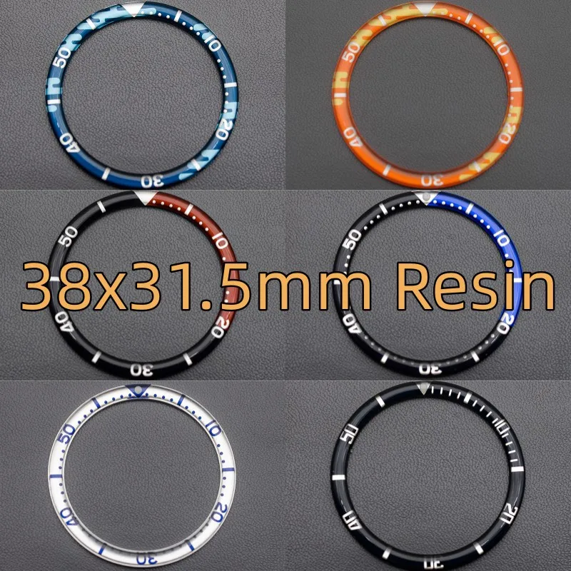 

Resin Watch 38mm Bezel Insert For Seiko Mod SKX007 SKX009 SRPD Watch Case Dial Insert Ring Watch Repair Replacement Tool Parts