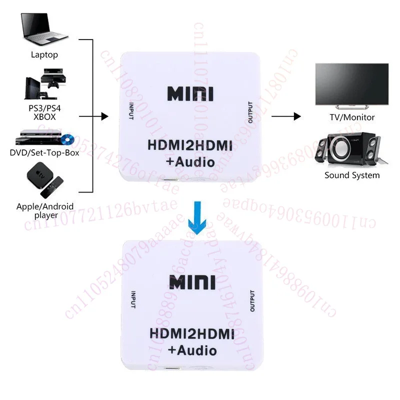 HDMI Decoder Cracking To Remove HDCP Protocol Digital To Analog Converter Audio Separator