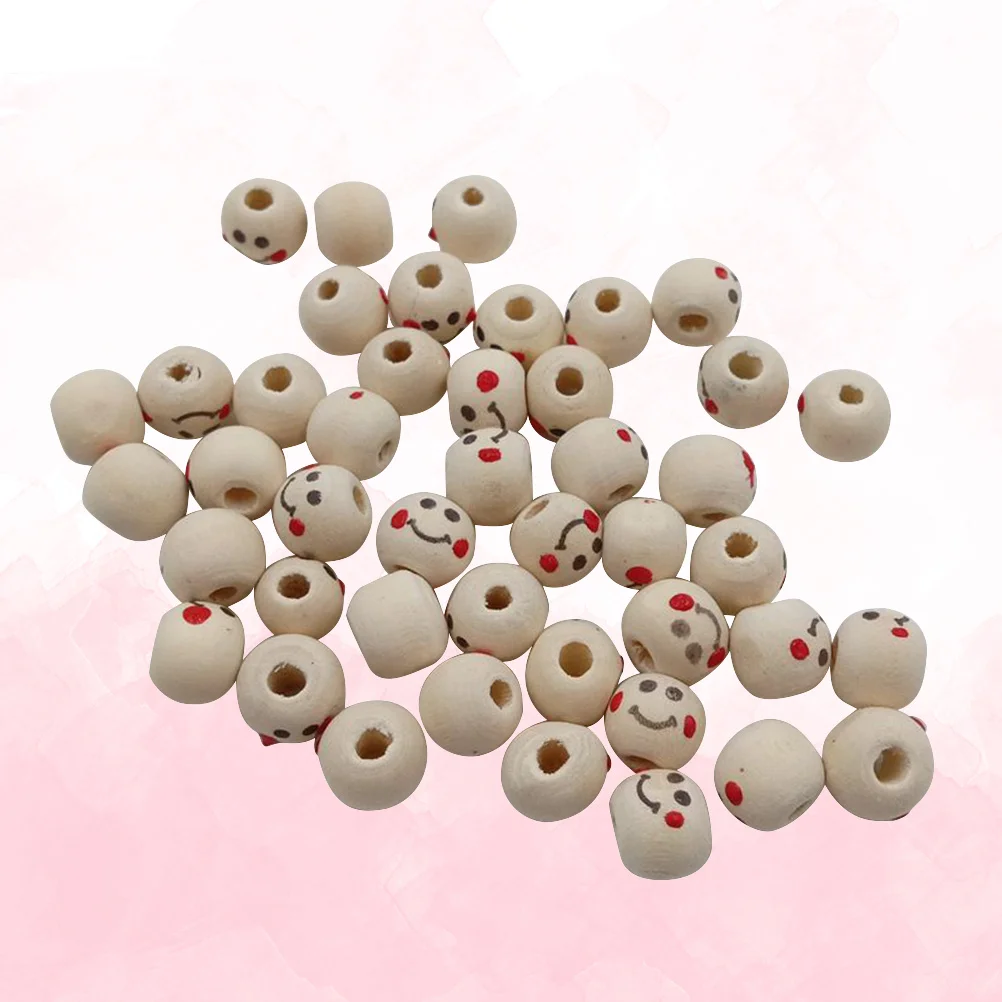 100 Pcs/pack Log Wooden Ball Beads Jewelry Making Cowrie Shells for Jewellery 100pcs Bamboo