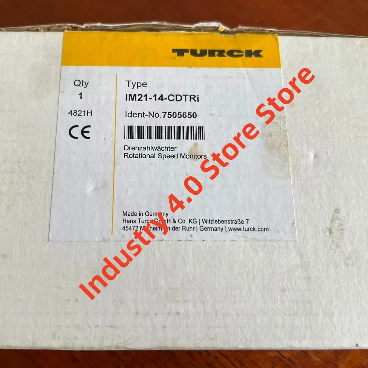 新品 IM21-14-CDTRI 回転速度モニター