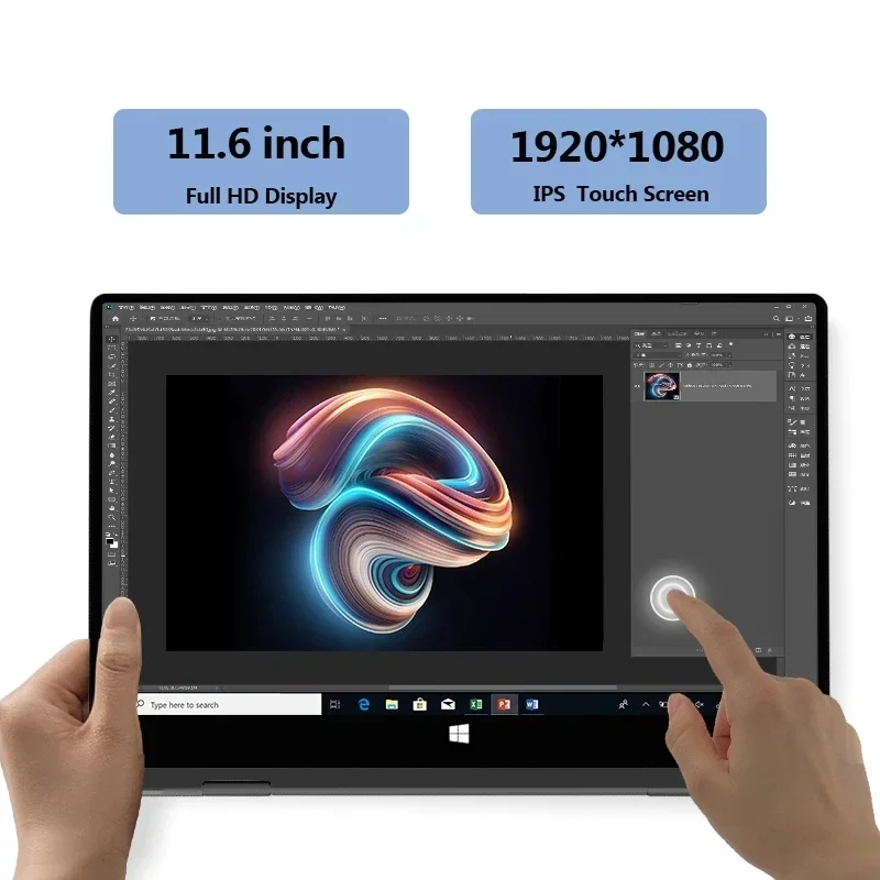 タッチスクリーン付きBMAX-Y11プラップトップ,11.6インチ,360度,intel n5100,8GB RAM, 256GB SSD, Windows 11 os,ノートブック,ゲームPC