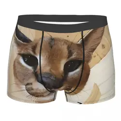 Zabloing Meme Man's Boxer Briefs Underwear Big Floppa Anime Highly Breathable High Quality Birthday Gifts