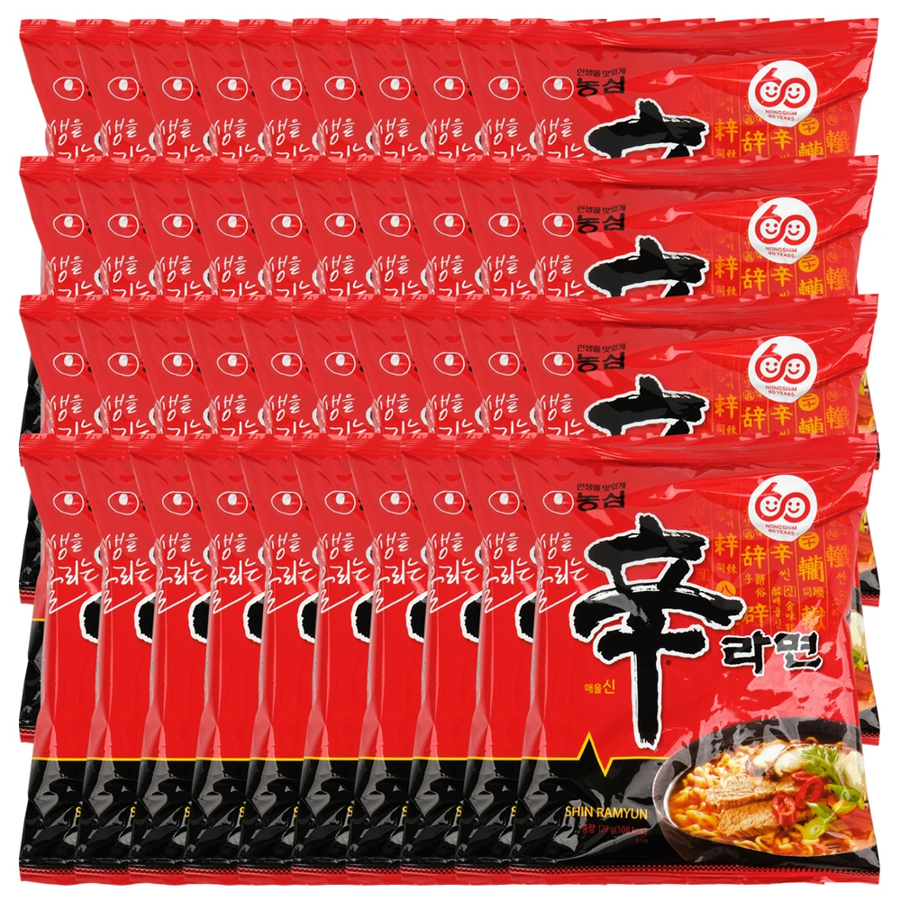 Nongshim Shin Ramyun Ramen 120g X 40 Piezas