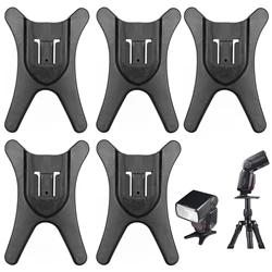 5 paket kamera flaşı standı flaş Speedlight sıcak ayakkabı dağı standı ile 1/4 