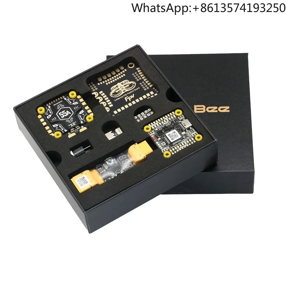 

Полетный контроллер SpeedyBee F405 V5 Stack F405 V5 FC 32-битный 55A 4-в-1 ESC 3-6S LiPo 30.5x30.5мм 16МБ с гироскопом ICM42688P для FPV-дронов и радиоуправляемых гоночных квадрокоптеров