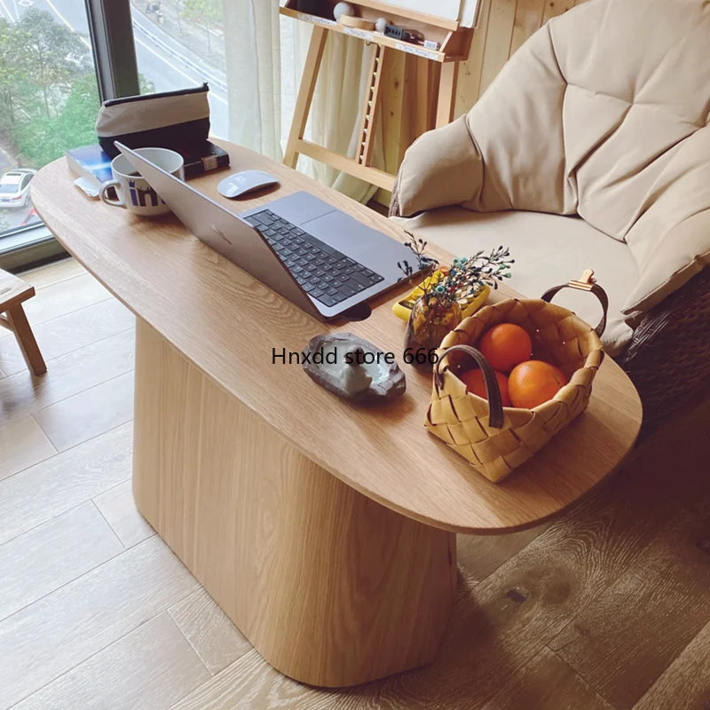 Solid wood small household removable tea table Simple modern tea table