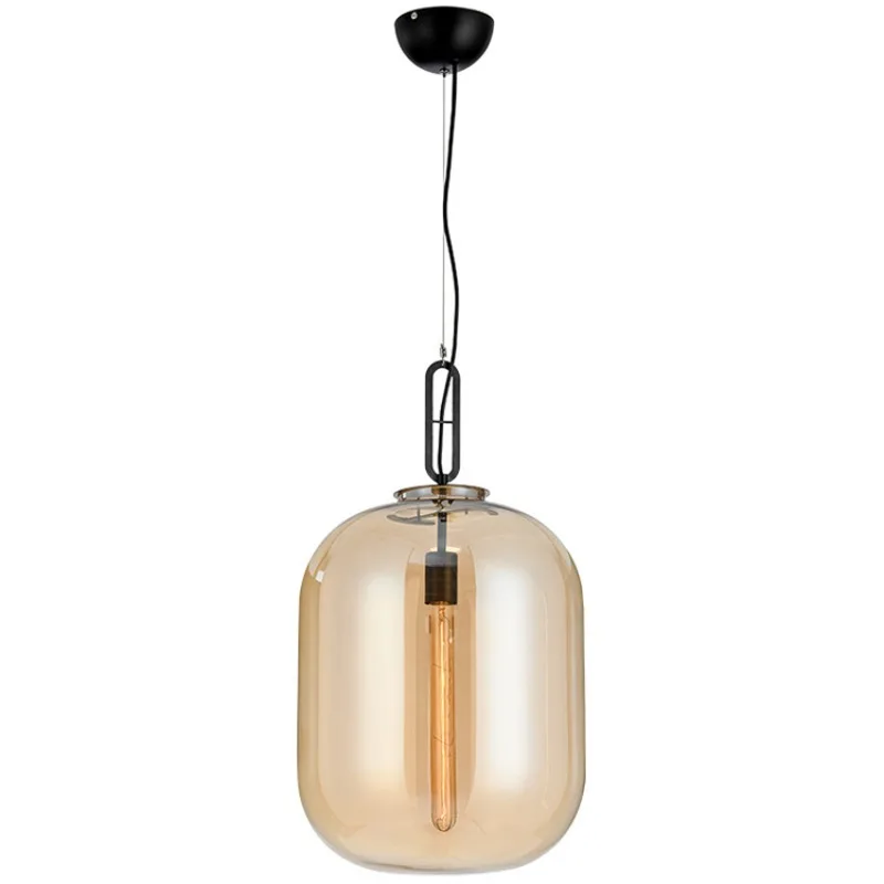 

Nordic postmodern simple Nordic glass small hanging soft decoration home improvement study bedroom bar living