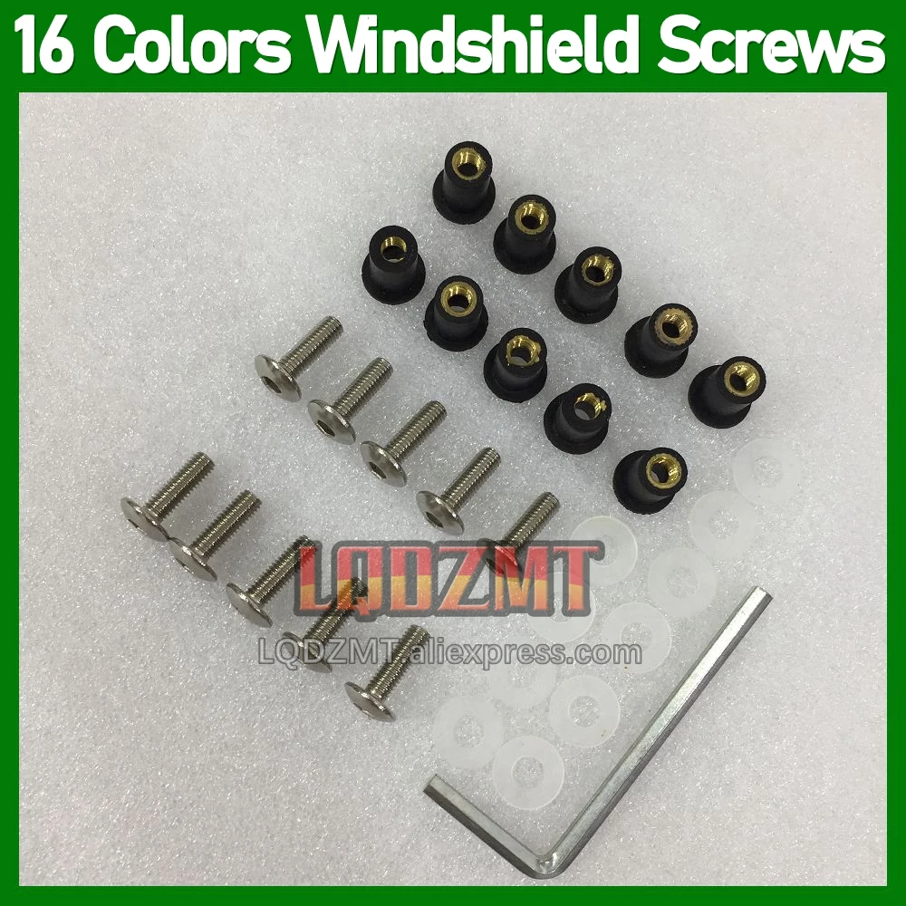 31pcs Moto Body Windshield Bolts For YAMAHA YZFR3 YZF-R3 R 25 YZFR25 YZF R3 R25 19 20 21 2019 2020 2021 Windscreen Nuts Screws