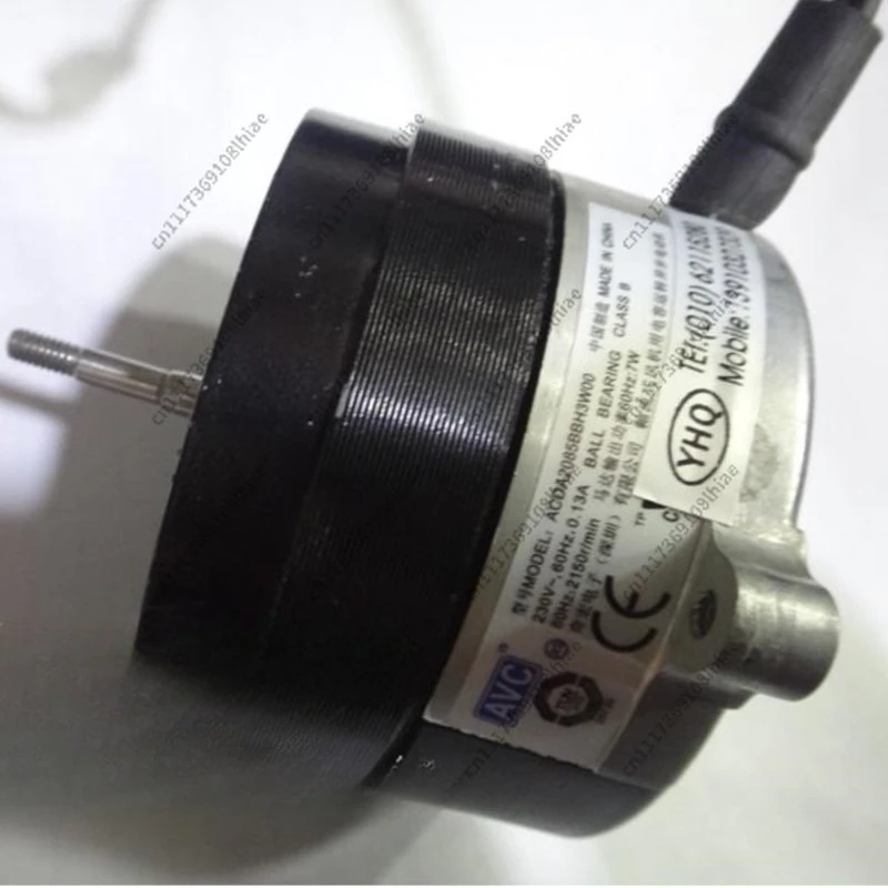 AC 220V 7W Axial Flow Fan Capacitor Operation Asynchronous Motor External Rotor Motor