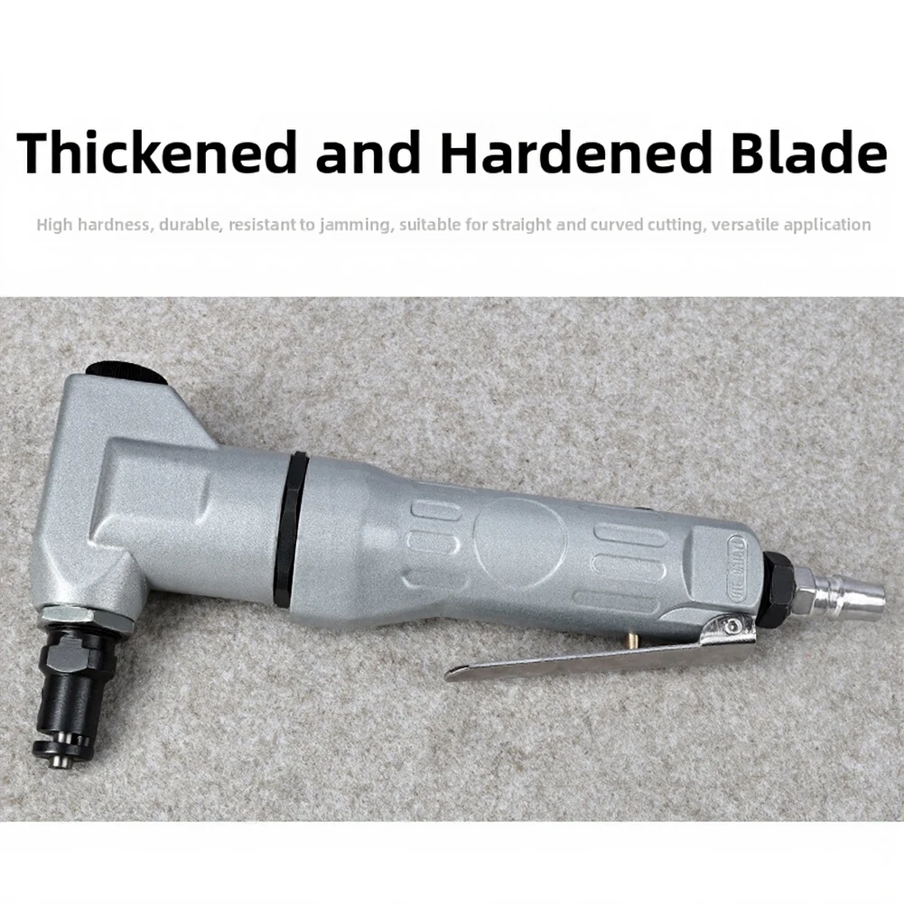 Compact Pneumatic Cutting Shears for Workshop Use 220x103x42mm Aluminum Body 2800 CPM Metal Cutting Efficiency