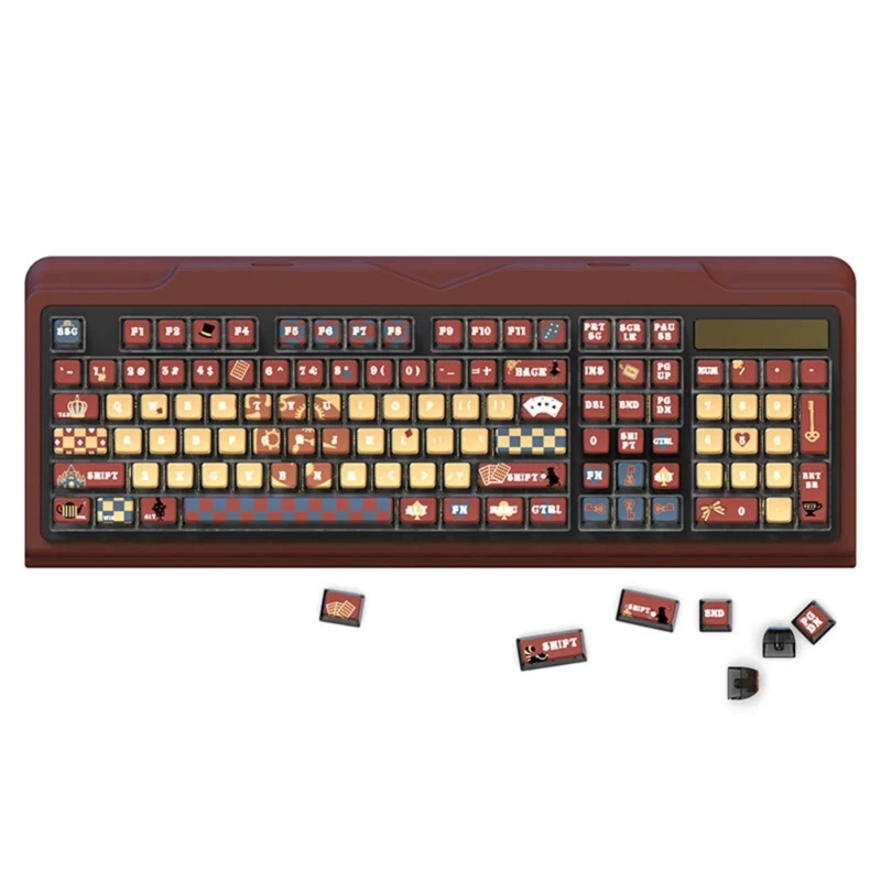 ASA Height Keycaps voor mechanische toetsenborden met 116 toetsen ASA Height Keycap Verbeterde typervaring