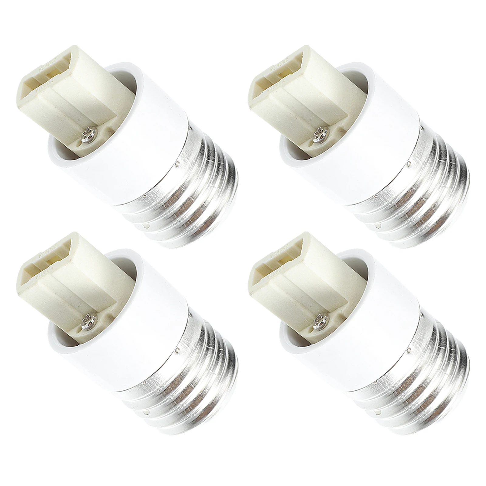 

4pcs E27 To G9 Lamp Socket Converter Bulb Base Adapter Easy Installation For Home Office Lighting Upgrade Lamp Holder Converter