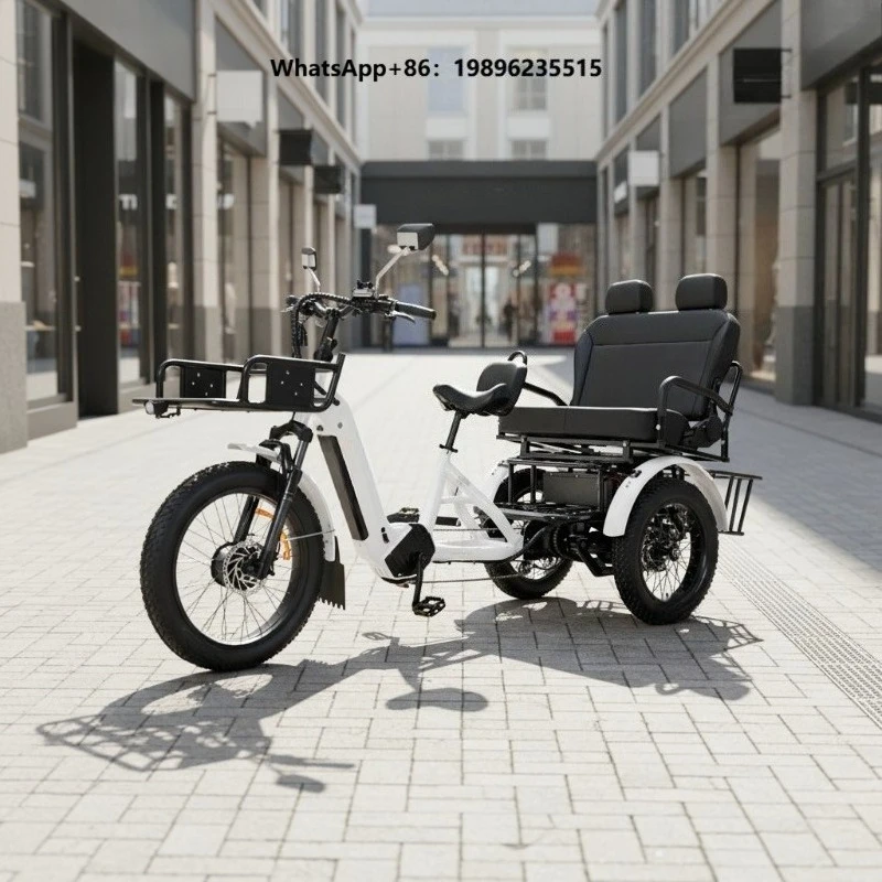 2026 New Fashion Popular Cheap Electric Tricycle with Big Loading
