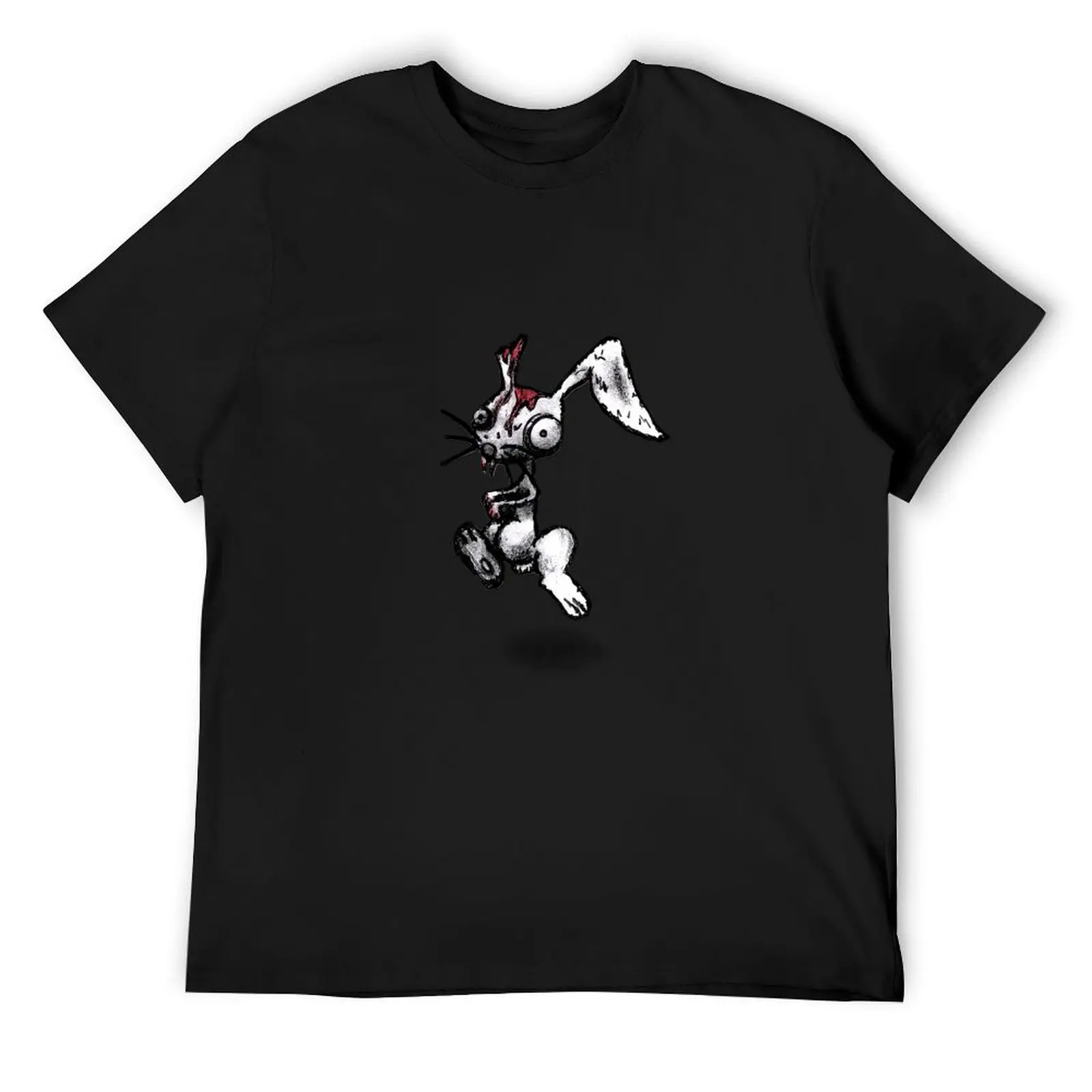 

Zombie Bunny T-Shirt valentines clothes funny gifts vintage t shirts Anime t-shirt mens graphic t-shirts big and tall