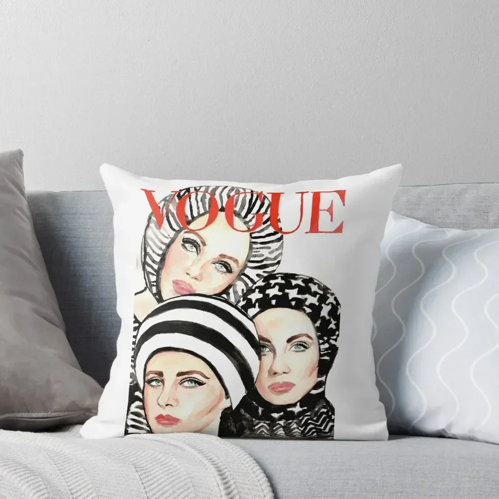 

Fashion Magazine Cover Throw Pillow Cushions Cover pillow cover christmas Anime pillow