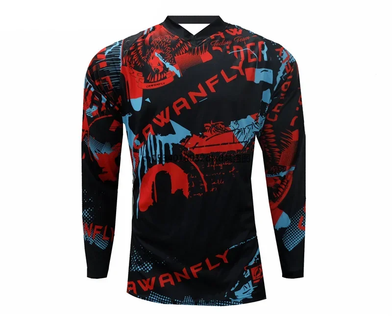 2022 CAWANFLY Motocross Jersey Maillot Ciclismo Hombre Dh Downhill Jersey Off Road Mountain Long Sleeve Mtb Jersey