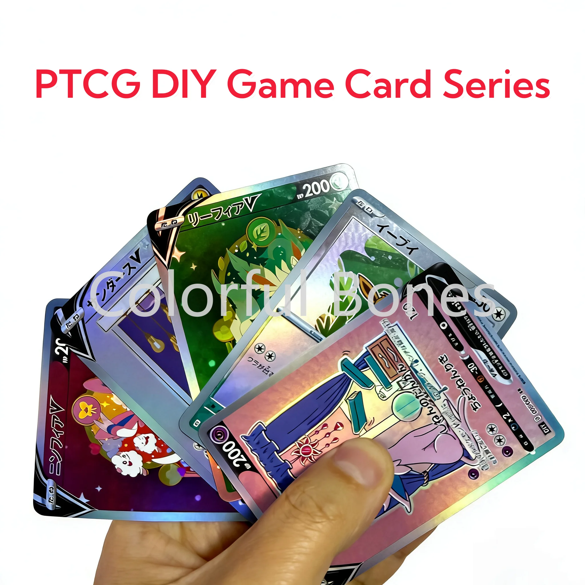 

Pokémon Anime DIY Classic Trading Card Terastal Gosanke Charmander Venusaur Pikachu Eeveelution Cosplay Energy Card Psyduck Gift