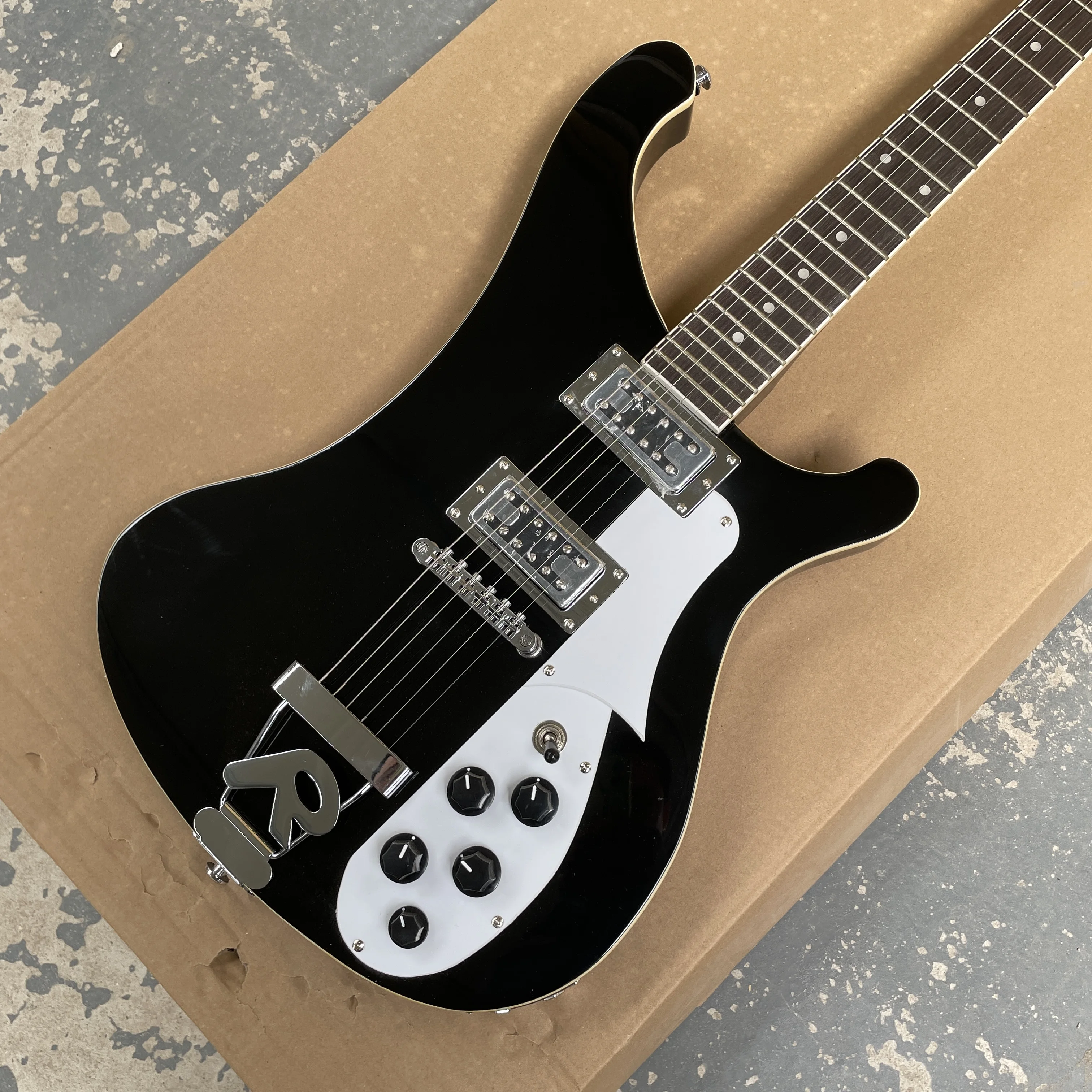 

6-string 4003 model electric guitar, classic double pickup R-type tremolo system guitars,professional stage performance guitarra