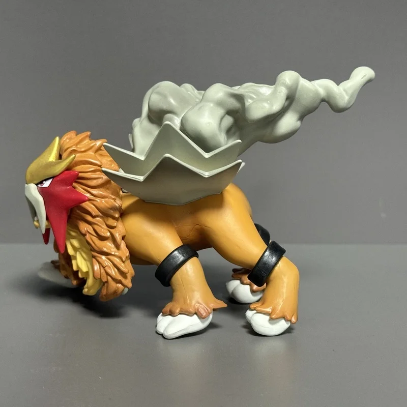 Animal de estimação pokemon anime estatueta ornamento feng wang guarda pessoal três animais sagrados trovão deus água rei fogo imperador figura ação