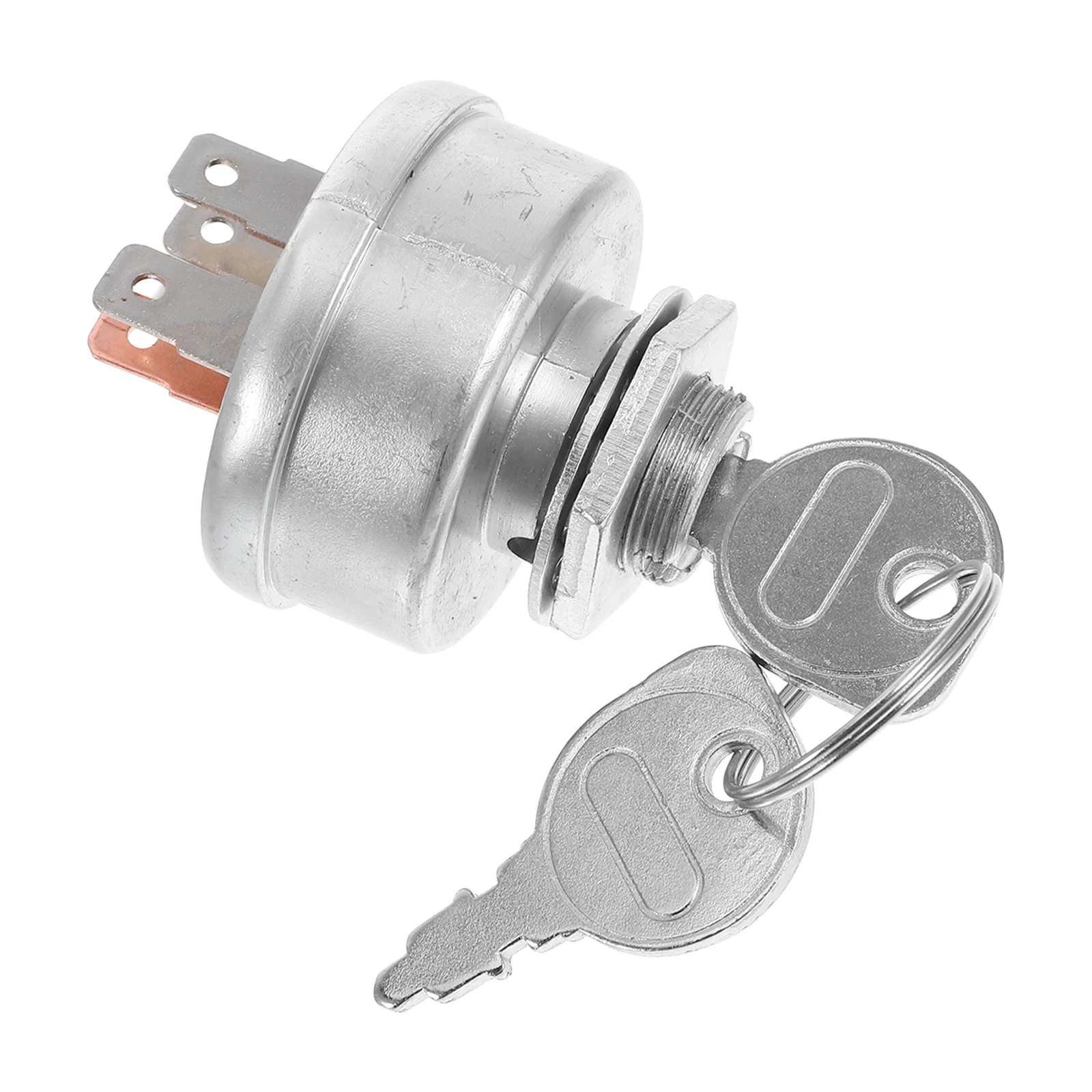 

1pc Ignition Switch Copper Electric Starter Lawn Mower Compatible SCAG MTD 9250267 Key Replacement Engine Parts