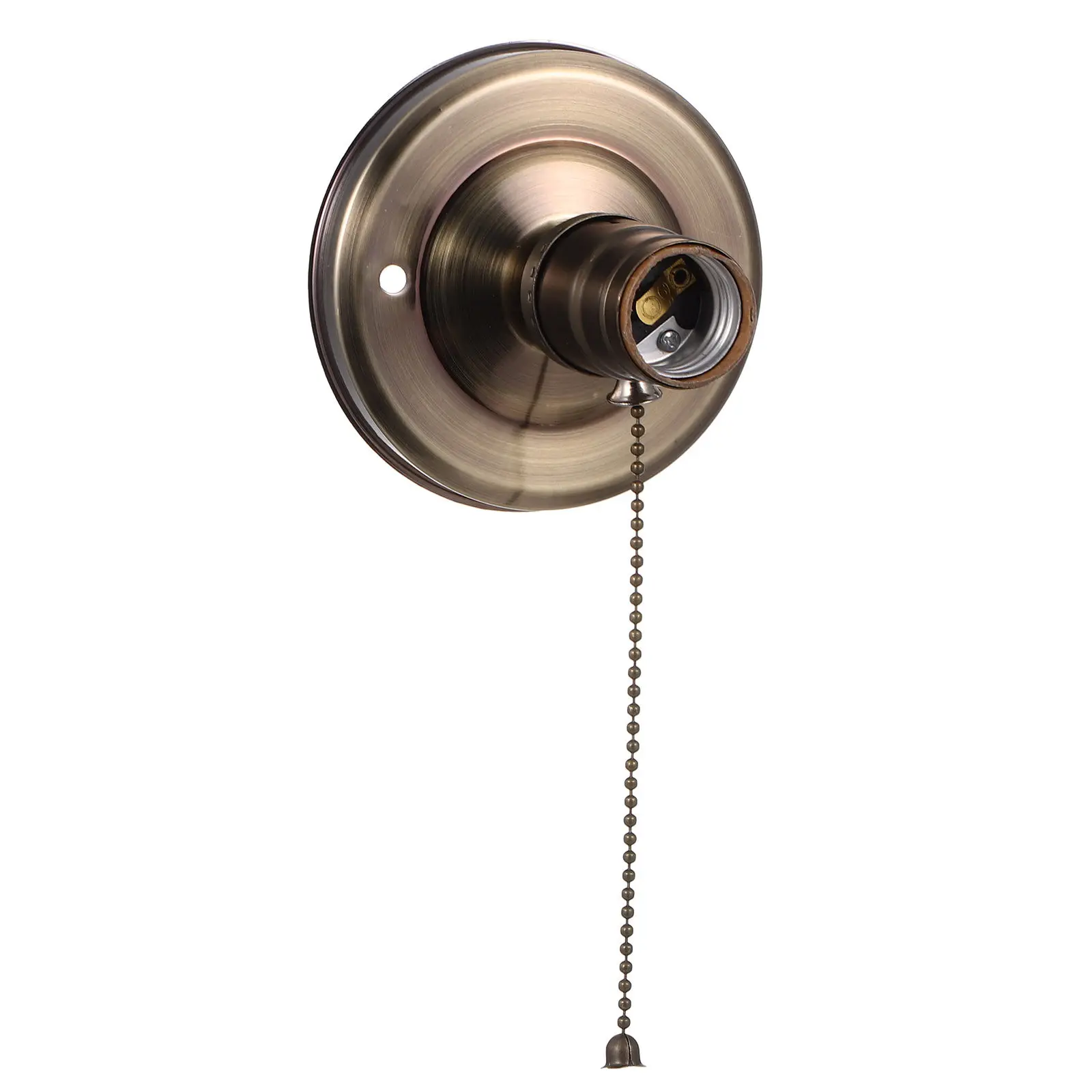1Set Creative E27 Lamp Holder Retro Light Base Simple Sturdy Light Socket for Industrial Office Bookstore Home Bedroom Pendant