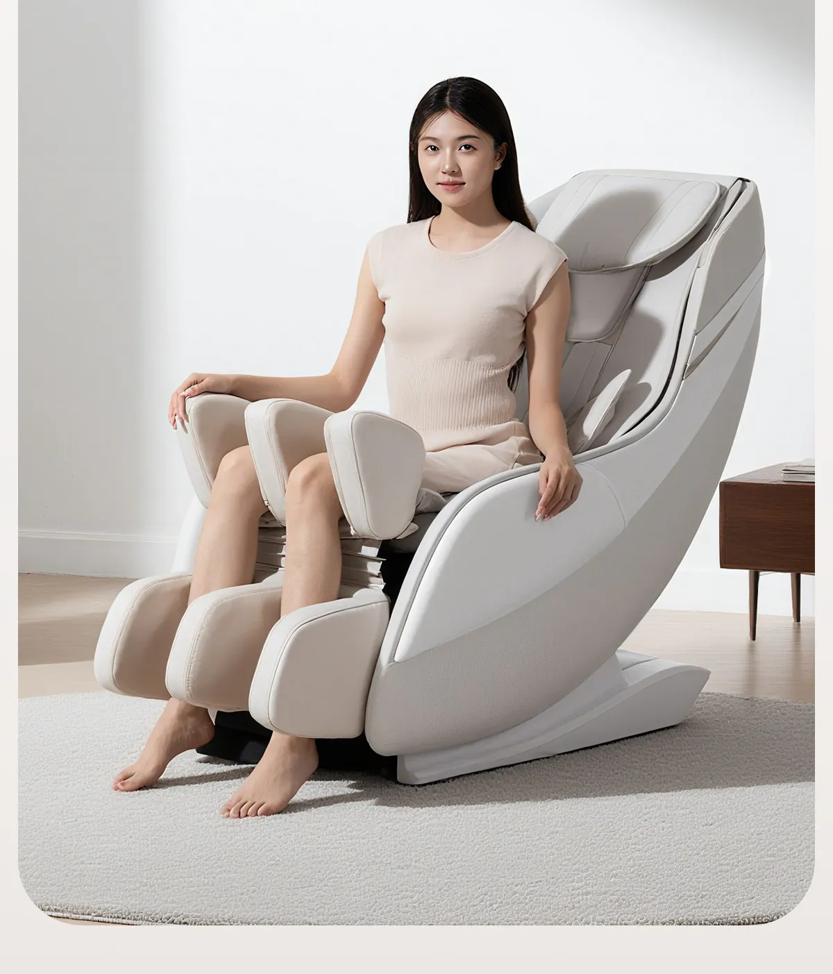 Small Full‑Body Massage Chair Sofa, Multifunctional Fully Automatic Smart Sp ace Ca psule Massage Chair
