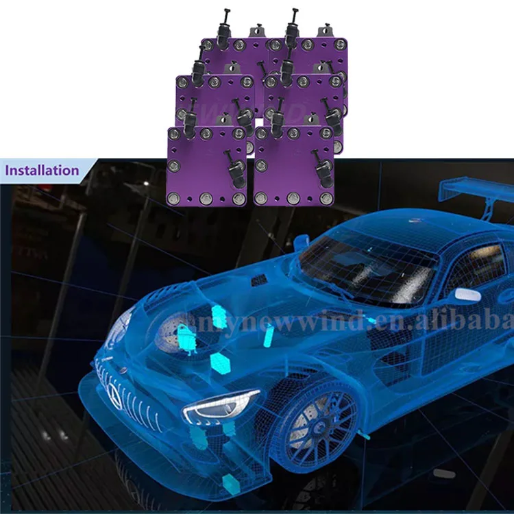 

High Quality Customized Auto Hydrogen Fuel Economizer 300-1200ml/min Power Lift Engine Parts Hho Fuel Saver Fuel Cell Kit