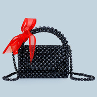 New niche design versatile acrylic bag handmade bead contrasting color daily crossbody bag handbag