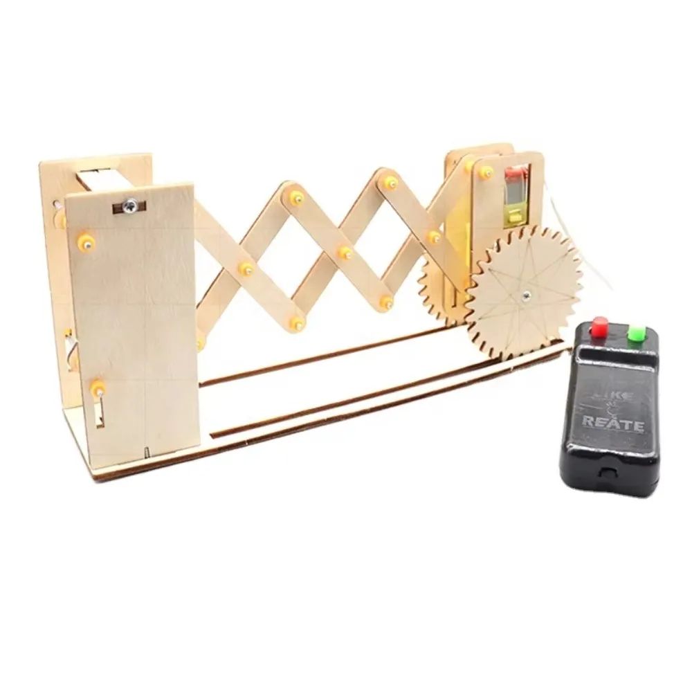 

DIY Electric Telescopic Door DIY Science Experiment Kit Education Model Toy for Children Gift Toy Project