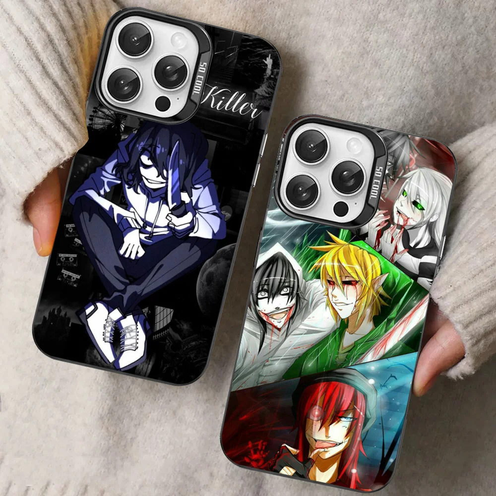 J-Jeff The Killer Phone Case For IPhone 16 15 14 13 12 11 Pro Max X XR XSMAX 8 7 Plus Matte Shockproof Back Cover