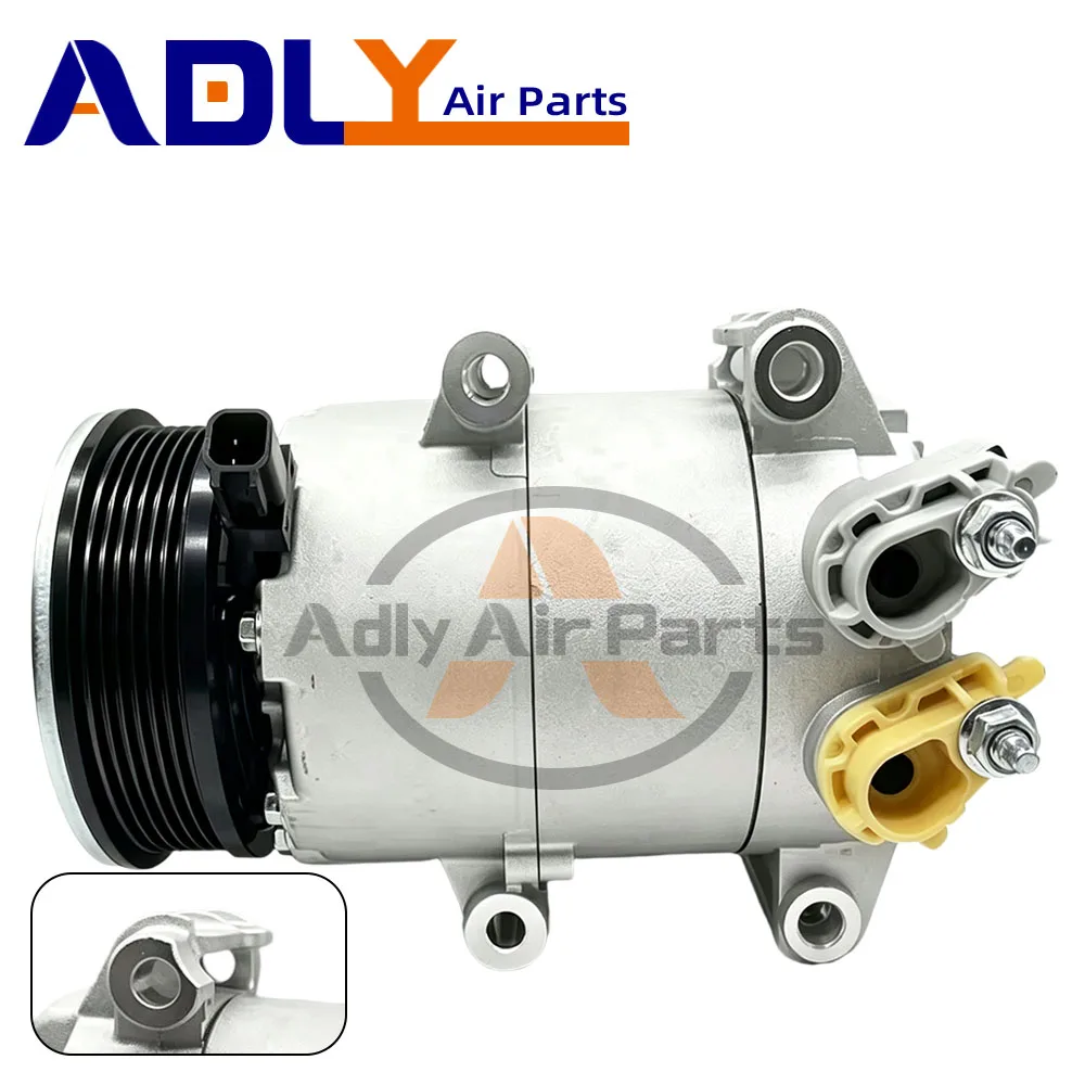 Автомобильный компрессор кондиционера для Ford Focus MK3, Fiesta MK6, Fiesta 1.25, 1.4, 1.5, 1.6, артикулы: 1189359, 1751973, 1764088, 1774907, 1855762, 1858388