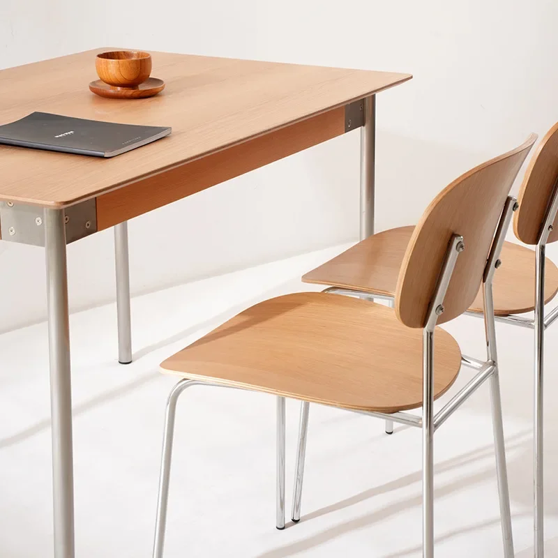 طاولة طعام عتيقة من الخشب الصلب #2