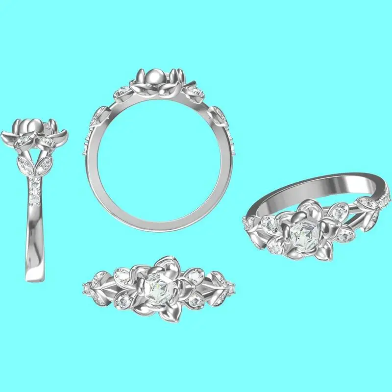 Love And Deepspace Zayne Cosplay Li Shen Anello di vita eterna S925 Argento sterling placcato platino Ispirato regalo personalizzato per ragazza