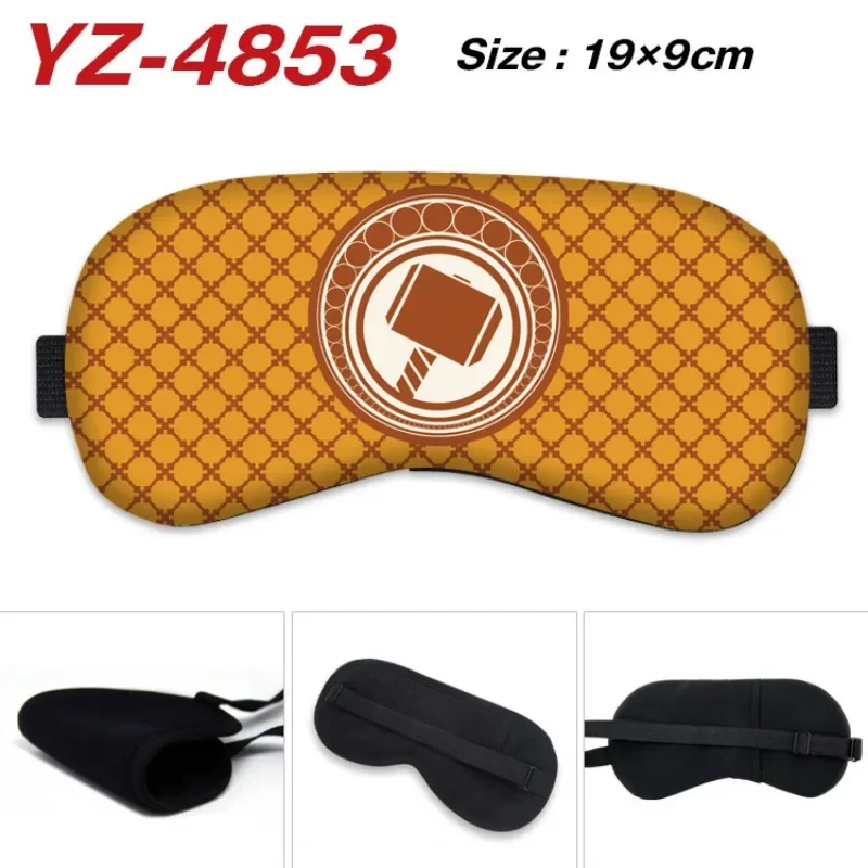Marvel Cute Blackout Eye Mask Men and Women Anime Superhero Peripheral Eye Mask Three-dimensional Breathable Sleeping Eye Mask
