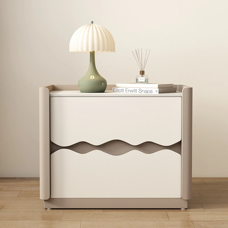 

m Elegant Unique Night Table Nordic Cream Style Trendy Modern Bedside Table Design Minimalist Table Bedroom Furniture m