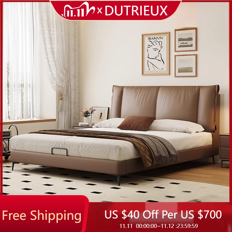 

Twin Princess Beds Massage Princess European French Bed Aesthetics Safe Comfortable Fashionable Wood Cama Casal Home Furniture