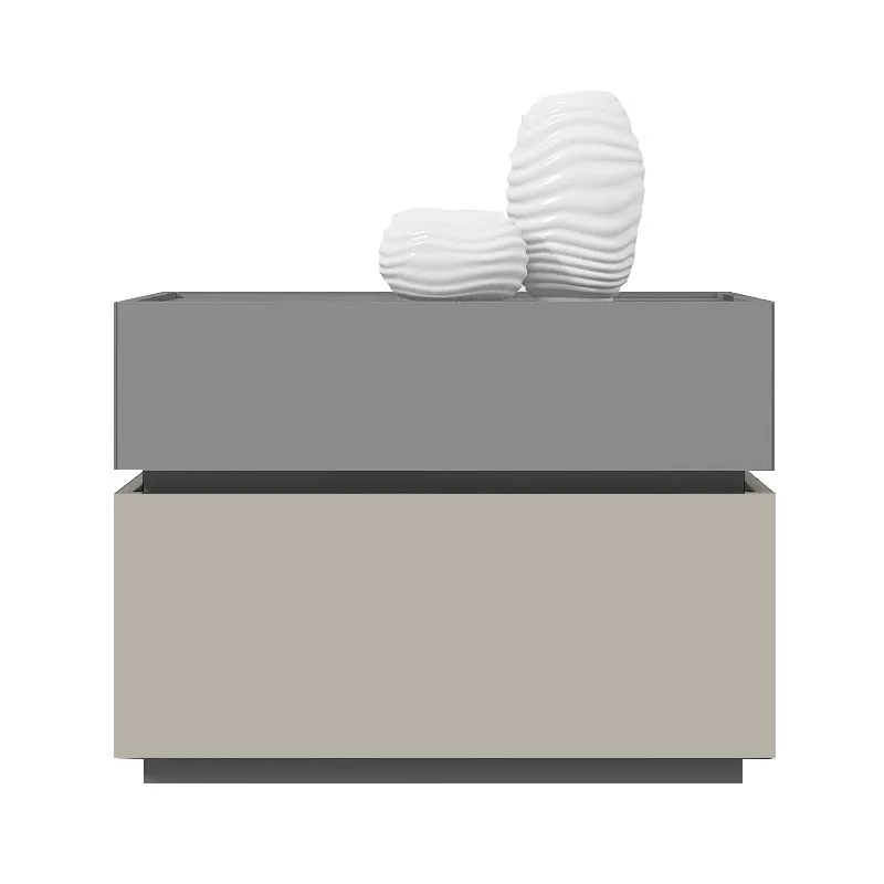 

Italian minimalist paint bedside table bedroom storage modern minimalist castle building block designer storage cabinet