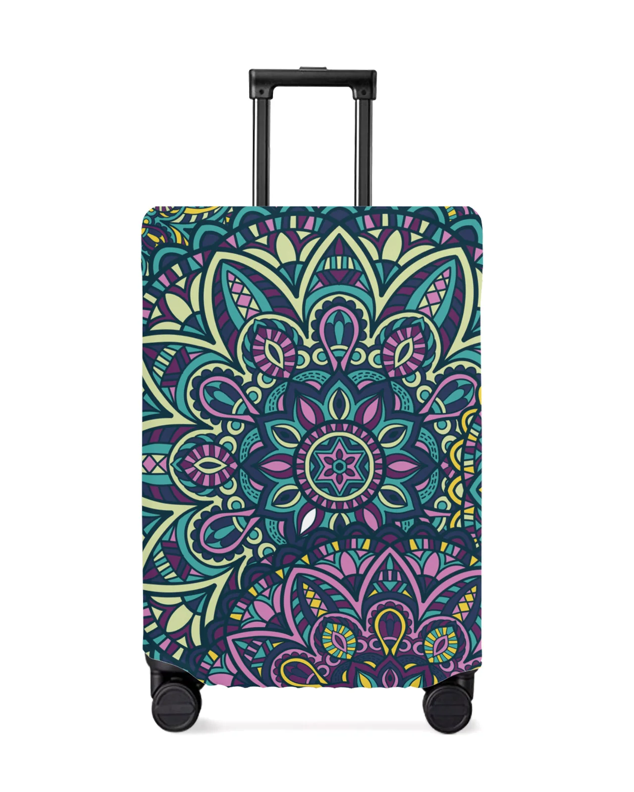 Colorful Pattern Texture Totem Travel Luggage Protective Cover for Travel Accessories Suitcase Elastic Dust Case Protect Sleeve