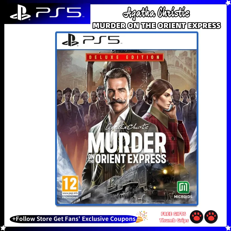 

Playstatio5 PS5 Genuine NEW Game CD Agatha Christie MURDER ON THE ORIENT EXPRESS Playstation5 Game Card Ps5 Games Deal