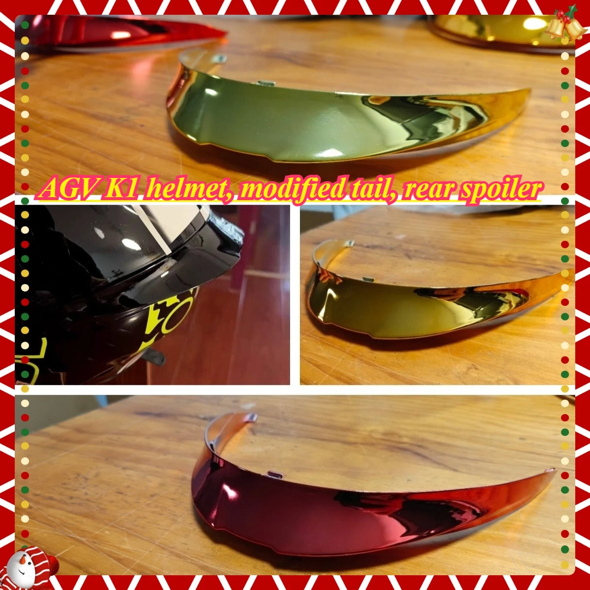 

Motorcycle helmet spoiler for AGV K1 helmet modified tail helmet rear spoiler motorcycle tail parts and accessories