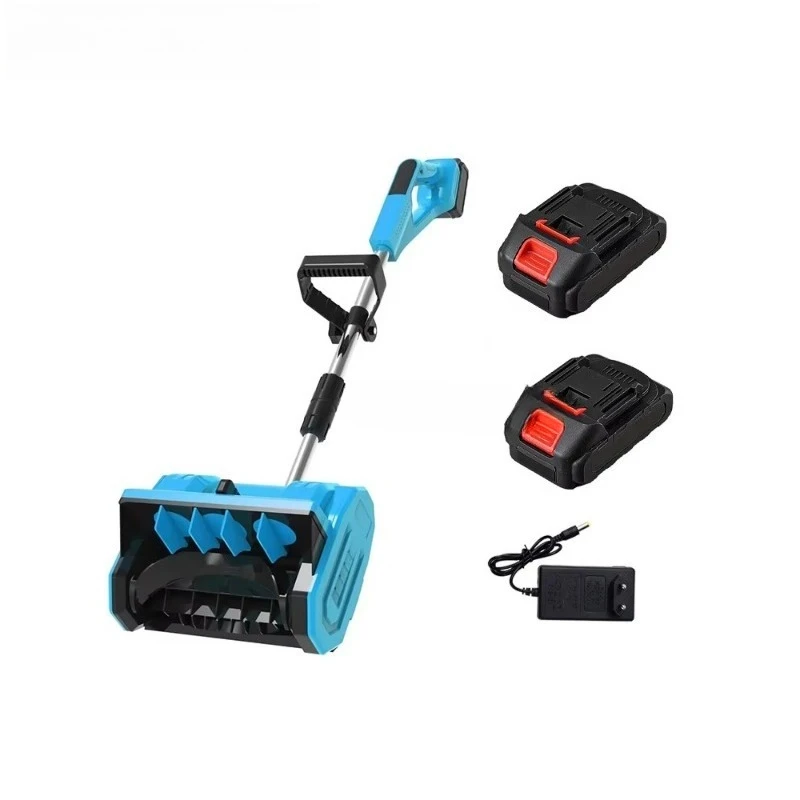 Battery-powered handheld snowblower lightweight design for driveways