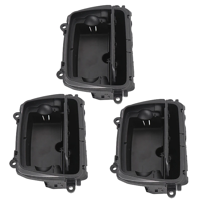 3X New Black Plastic Center Console Ashtray Assembly Box Fit For Bmw 5 Series F10 F11 F18 51169206347