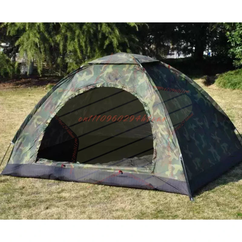 1-2人用超軽量キャンプテント単層ポータブルハイキングテント抗uvコーティングupf-30-屋外ビーチ釣り用