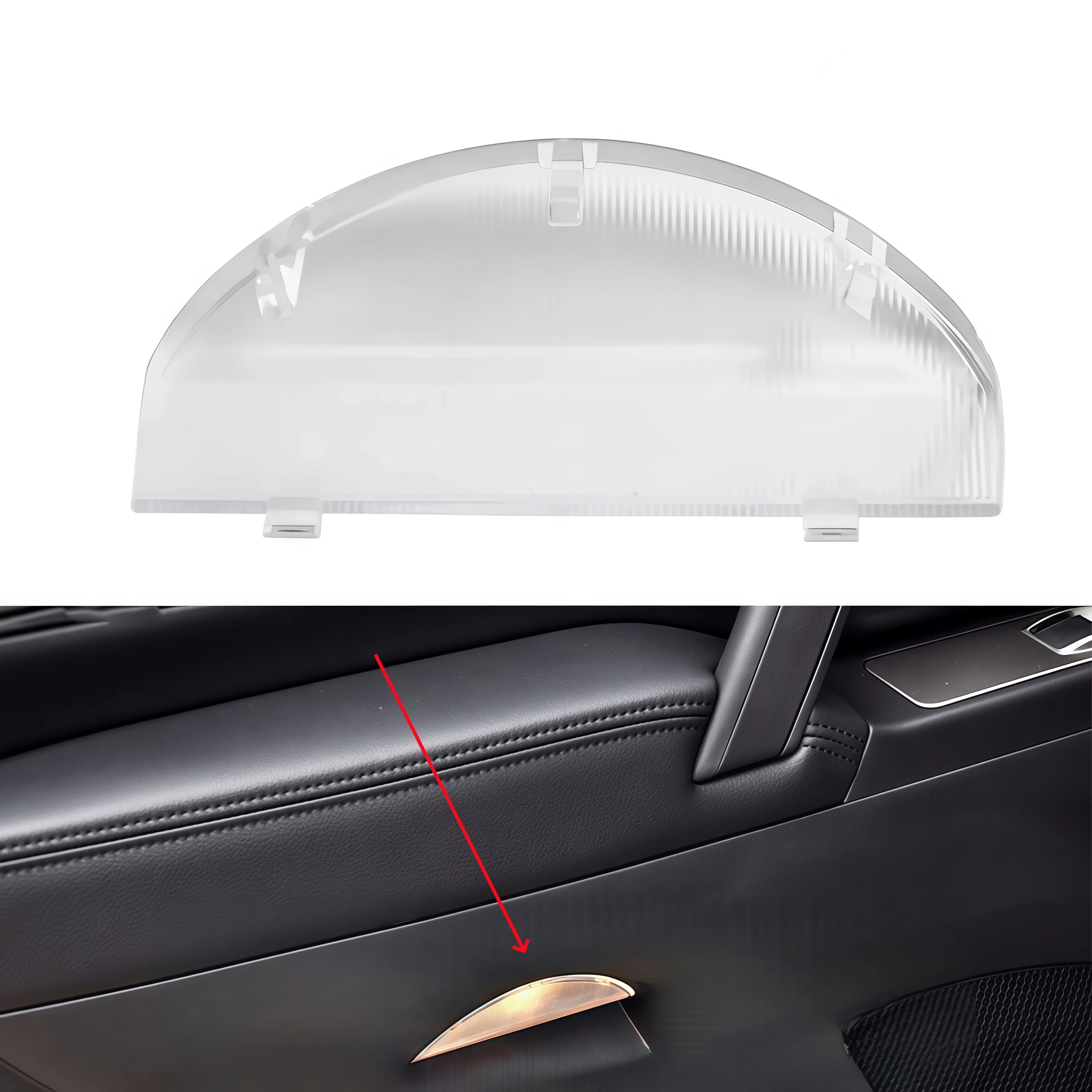 Car Door Light Panel Lamp Cover For Mitsubishi Pajero V87 V93 V97 2006 2007 2008 2009 2010 2011-2016 2017 2018 2019 2020 2021