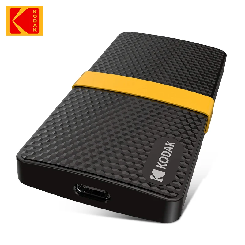 Kodak X200 Portable SSD 2TB 1TB USB 3.1 Type C External Drive Hard Disk 512GB 256GB Solid State Drive For PS4 Laptop Macbook PC