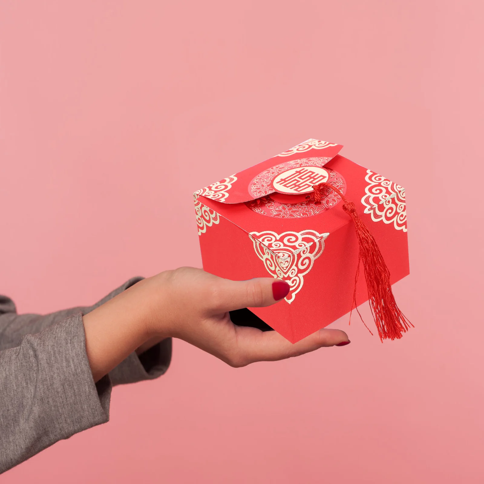 

20 Pcs Chinese Candy Box Wedding Party Favor Favors for Guests Chocolates Banquet Boxes Candies Gift