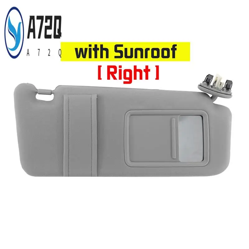 

A72Q-Gray Car Sun Visor Shade For Toyota Camry 2007 2008 2009 2010 2011 With Sunroof And Lights