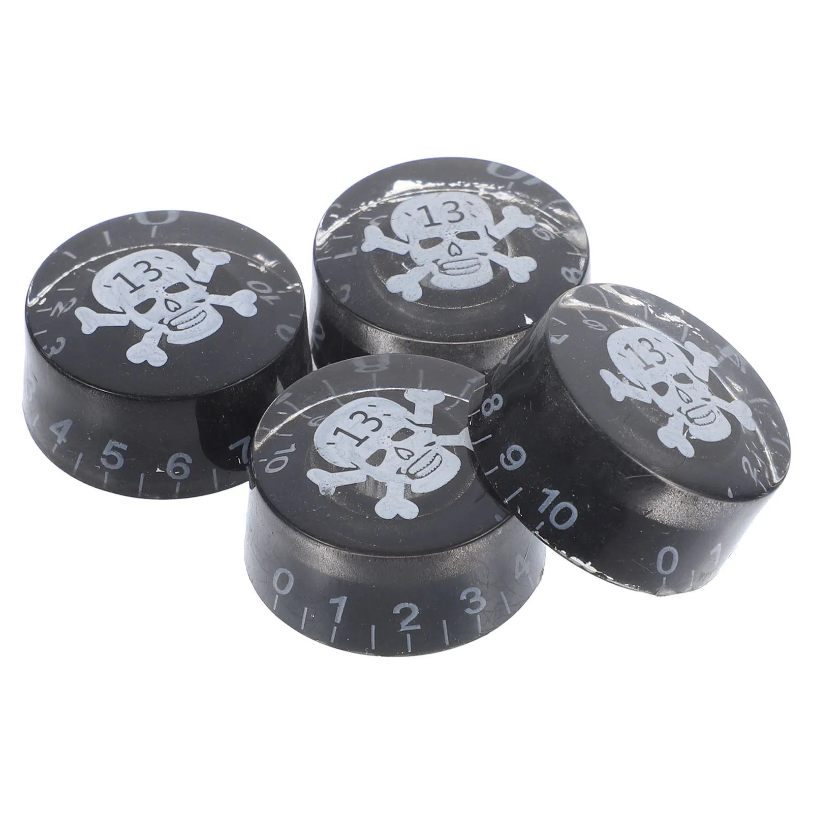 

Skull Knob Guitar Tone Volume Control Knobs Electric Potentiometer Caps for Aluminium