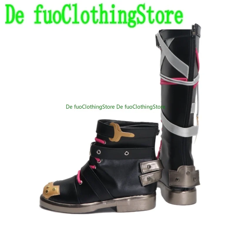 متجر أحذية الملابس De Fuo أحذية كوسبلاي من الأساطير المدن التوأم معركة 2Arcane Jinx Jinx COS أحذية Heig Ht زيادة